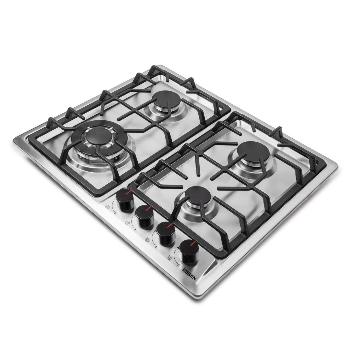 ESSEN GS4S27 — Газовая варочная поверхность нержавеющая сталь 4 конфорки