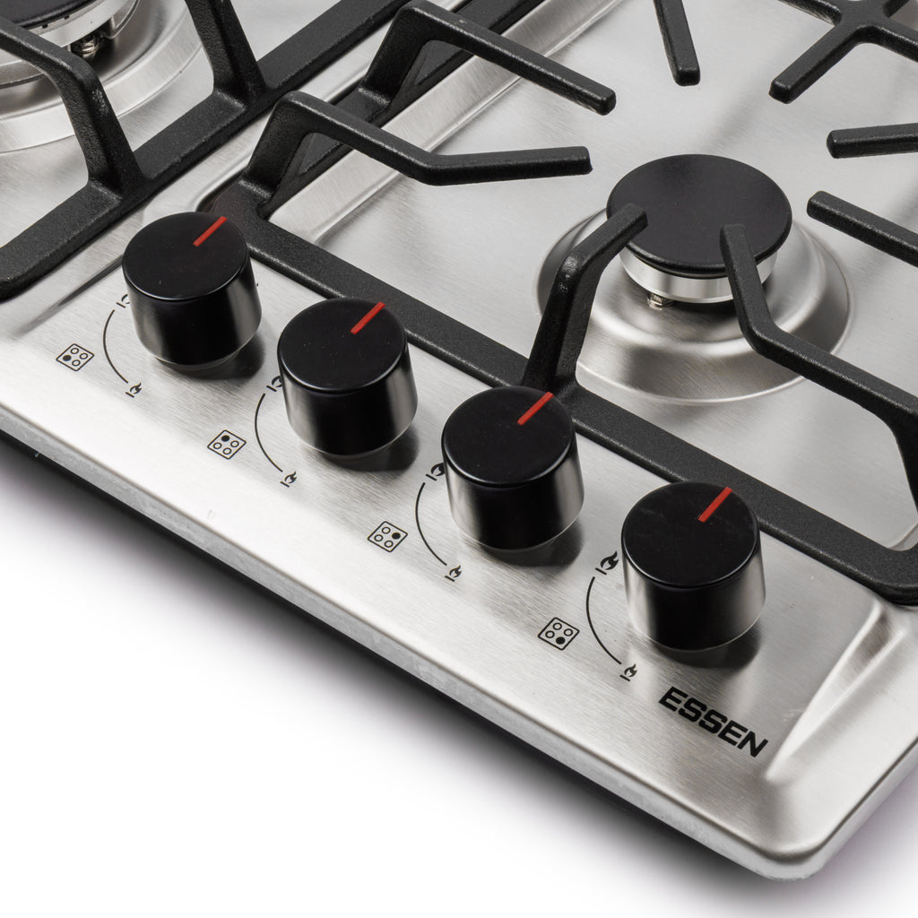 ESSEN GS4S27 — Газовая варочная поверхность нержавеющая сталь 4 конфорки