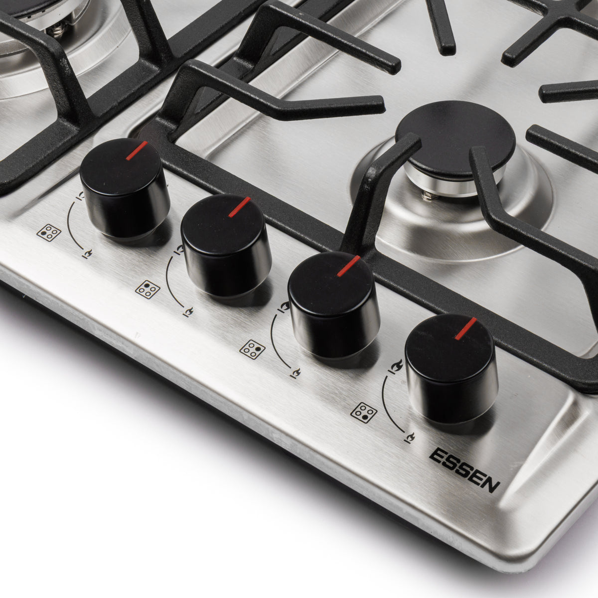 ESSEN GS4S27 — Газовая варочная поверхность нержавеющая сталь 4 конфорки