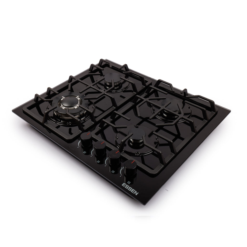 ESSEN GS4S27-B — Газовая варочная поверхность чёрная 4 конфорки