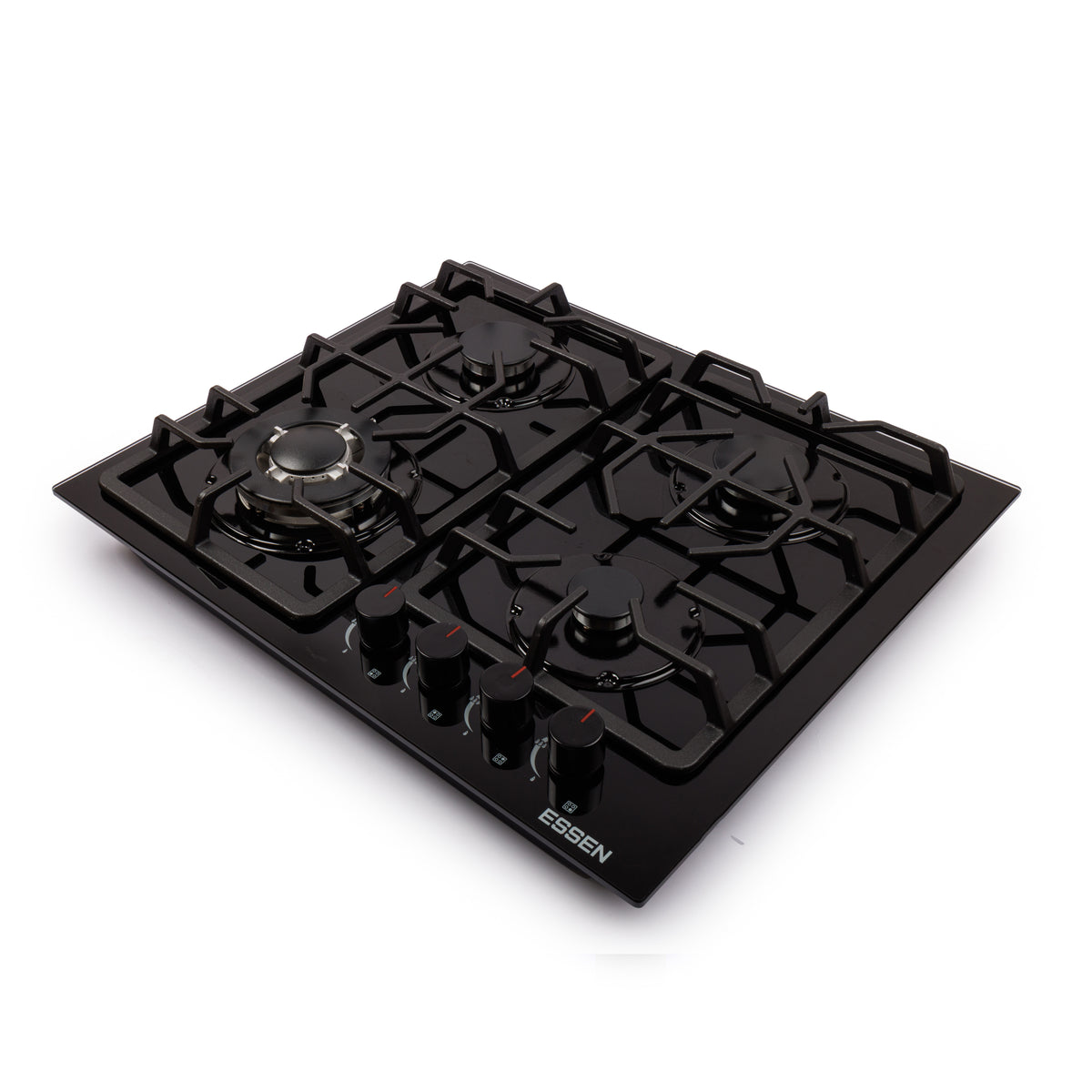 ESSEN GS4S27-B — Газовая варочная поверхность чёрная 4 конфорки
