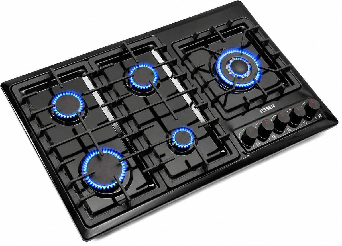 ESSEN G5SG32-GC — Газовая варочная поверхность эмаль с газ-контролем 5 конфорок