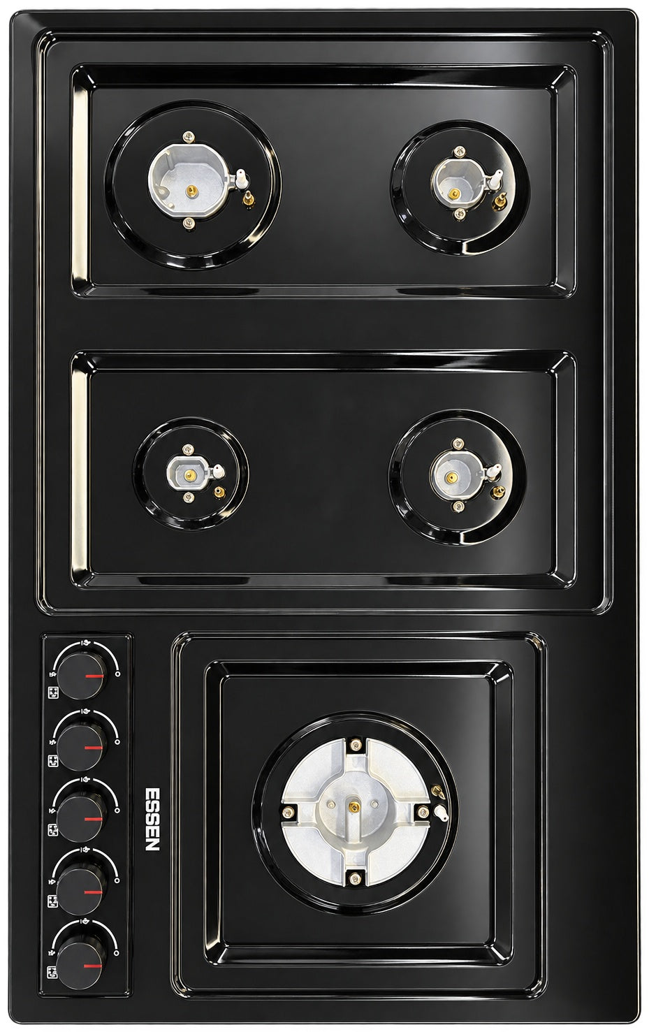 ESSEN G5SG32-GC — Газовая варочная поверхность эмаль с газ-контролем 5 конфорок