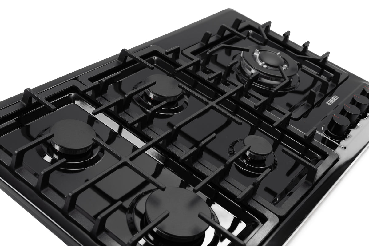ESSEN G5SG32 — Газовая варочная поверхность чёрная эмаль 5 конфорок