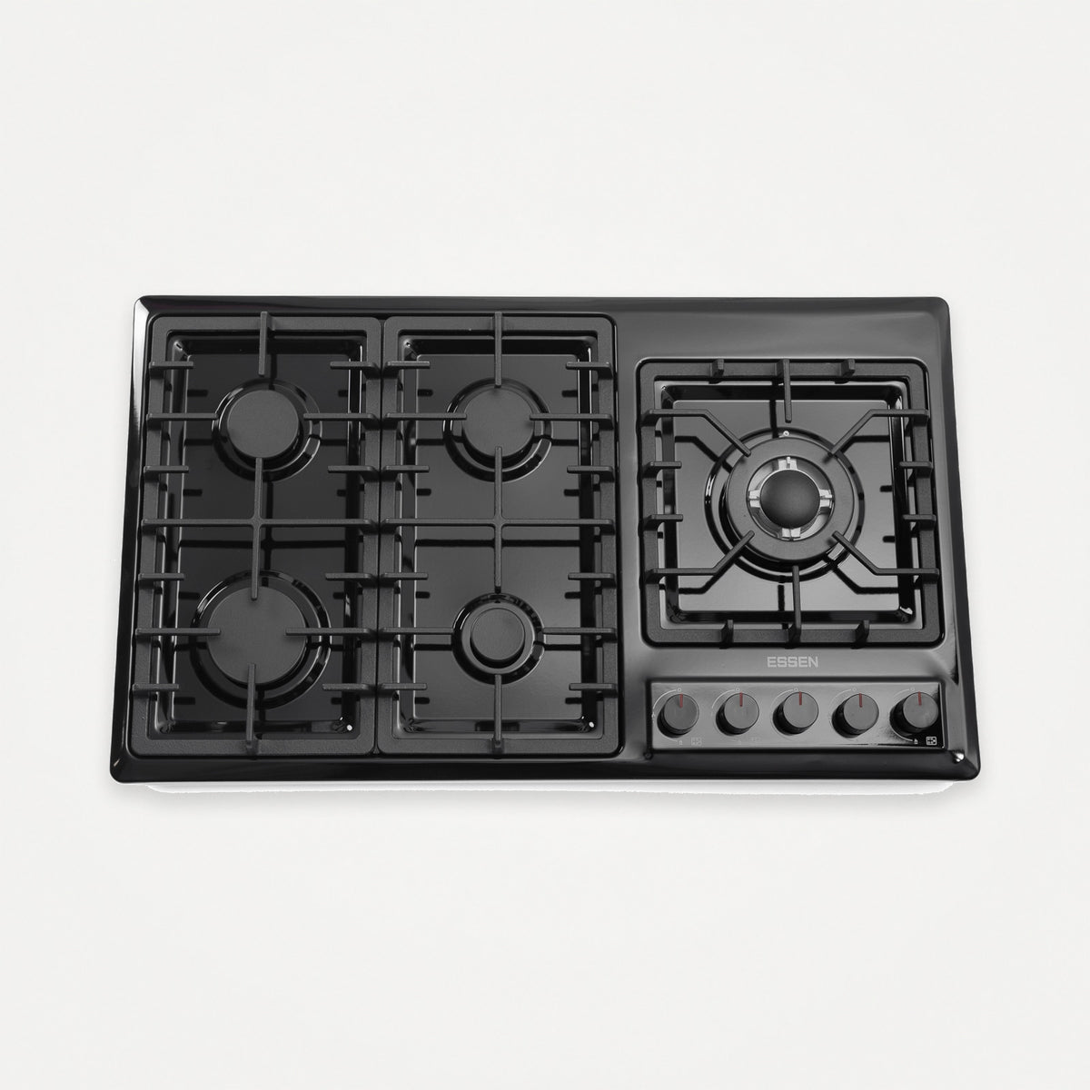 ESSEN G5SG32 — Газовая варочная поверхность чёрная эмаль 5 конфорок